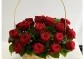 Červené růže v koši | rozvoz květin | Doručení květin po Praze | poslat květiny v Praze | dovoz květin praha 